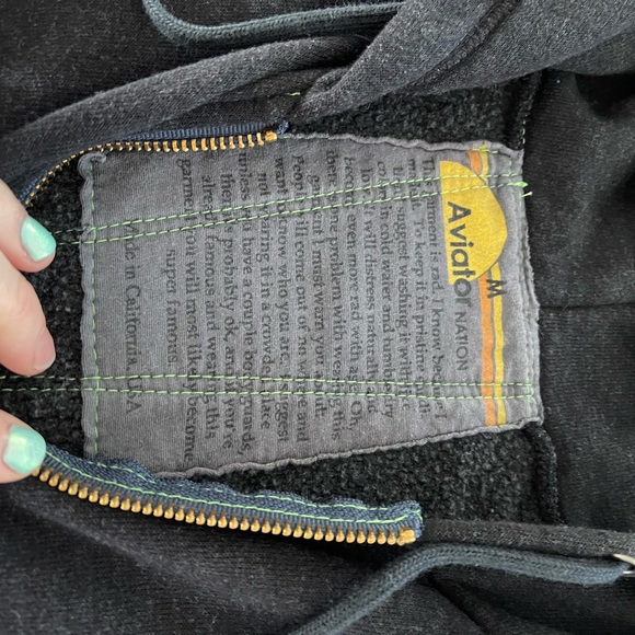 Aviator Nation embroidered sunset zip up - Picture 3 of 6